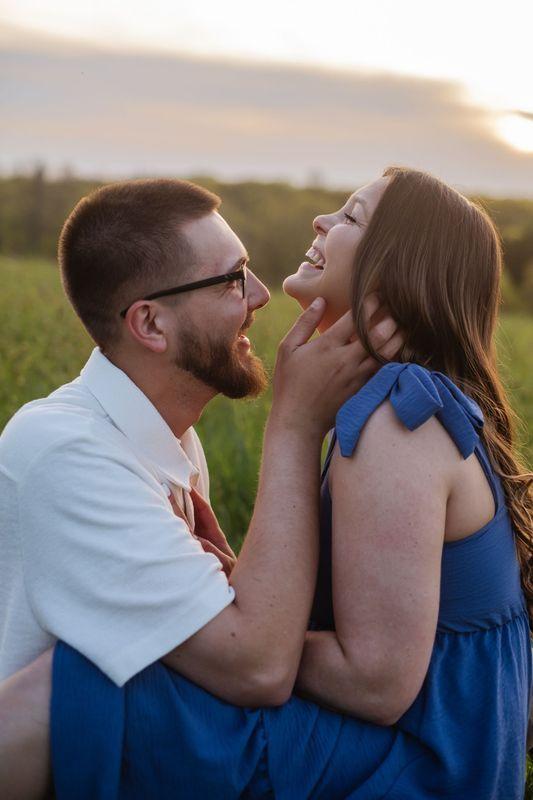 Engagement photo session CT